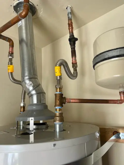 Water heater installation and plumbing repair in Prospertown